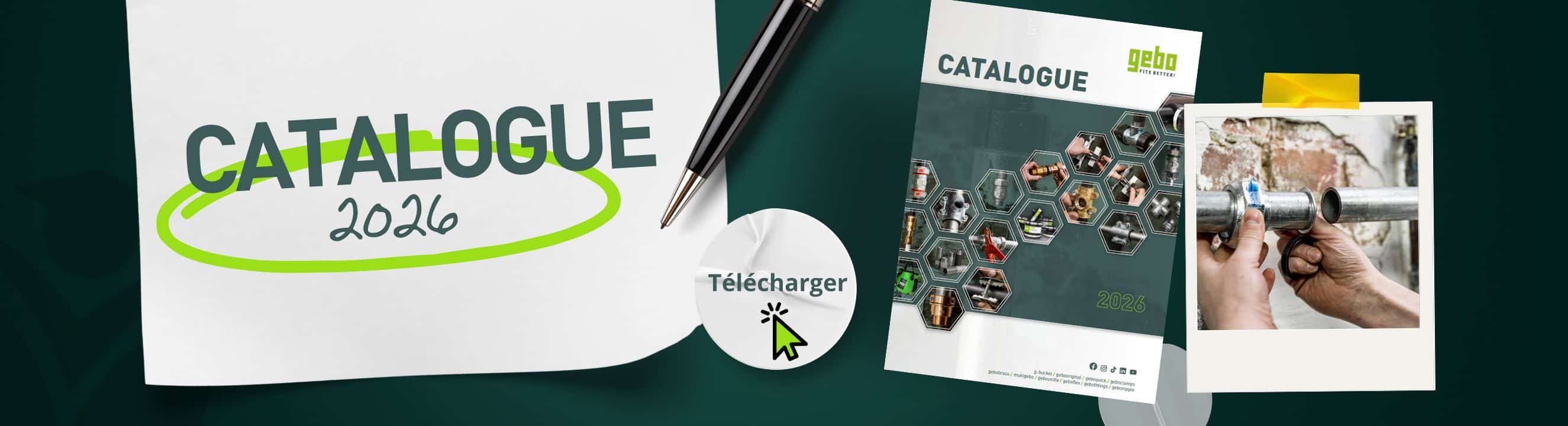 Catalogue GEBO 2026 raccords de plomberie